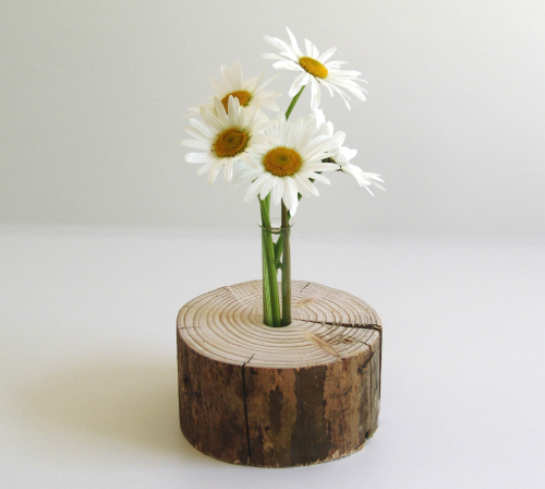 Holzvase - "Natur-Pur"