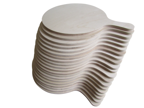 Wood Lab Pizzaschieber Aus Birkenholz – 2er Set, 30 X 41,5 Cm, Glatte Oberfläche, Vielseitig Einsetzbar